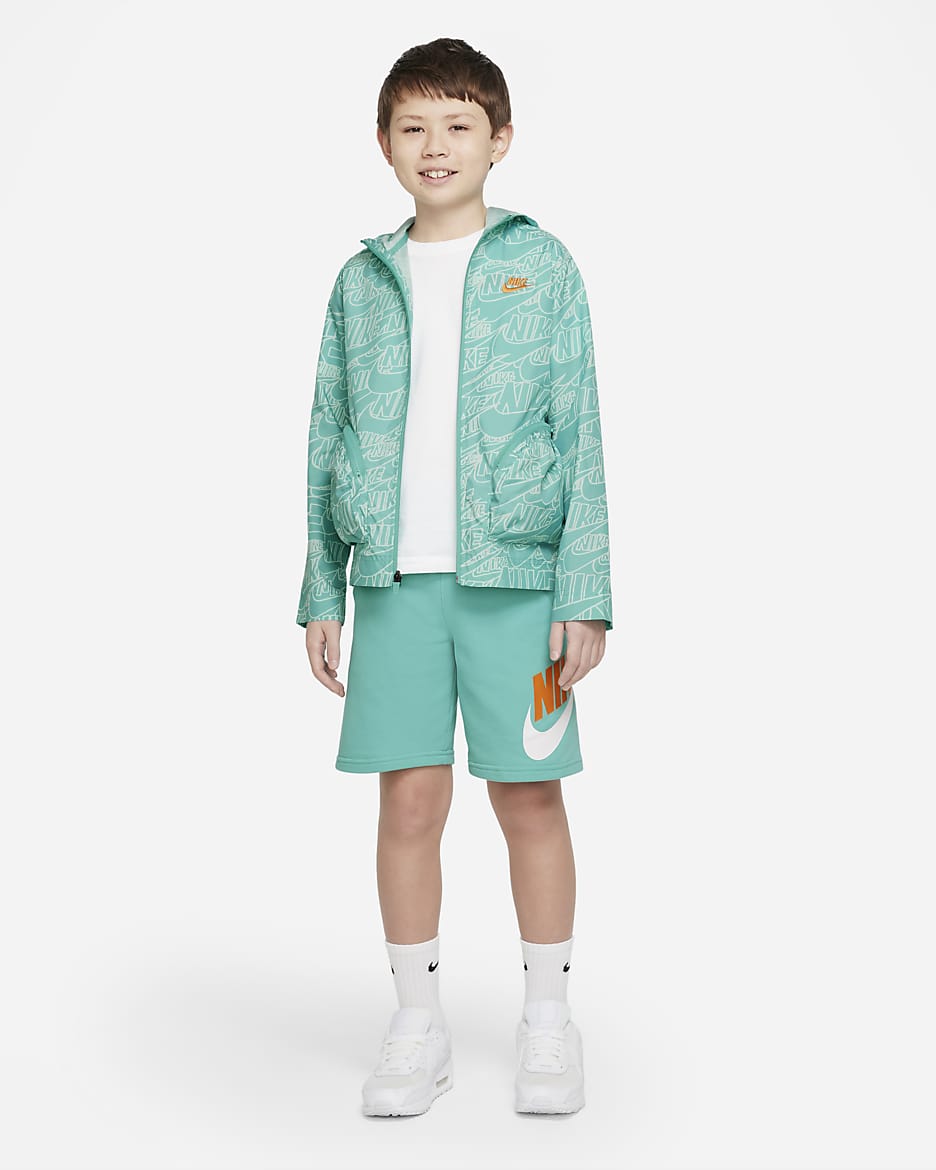 Boys white nike jacket hotsell